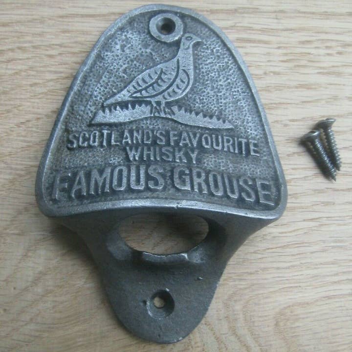 Berühmter schottischer Whisky-Flaschenöffner aus Gusseisen für den Großhandel von IronmongeryWorld