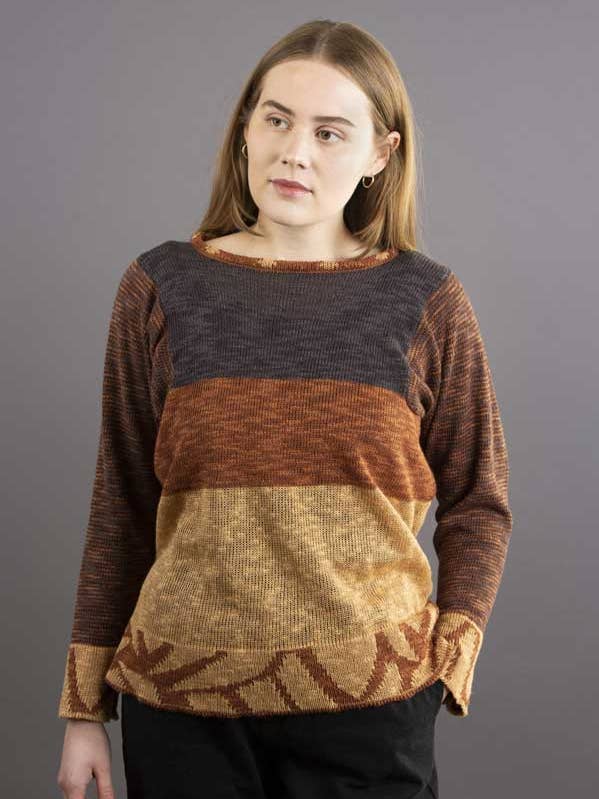 Haut Raku en bronze pour la vente par Knitted in Edinburgh