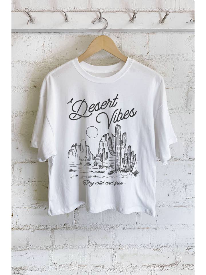 Rustee Clothing - Wholesale Screen Printed T-Shirt - Women's - DESERT VIBES3