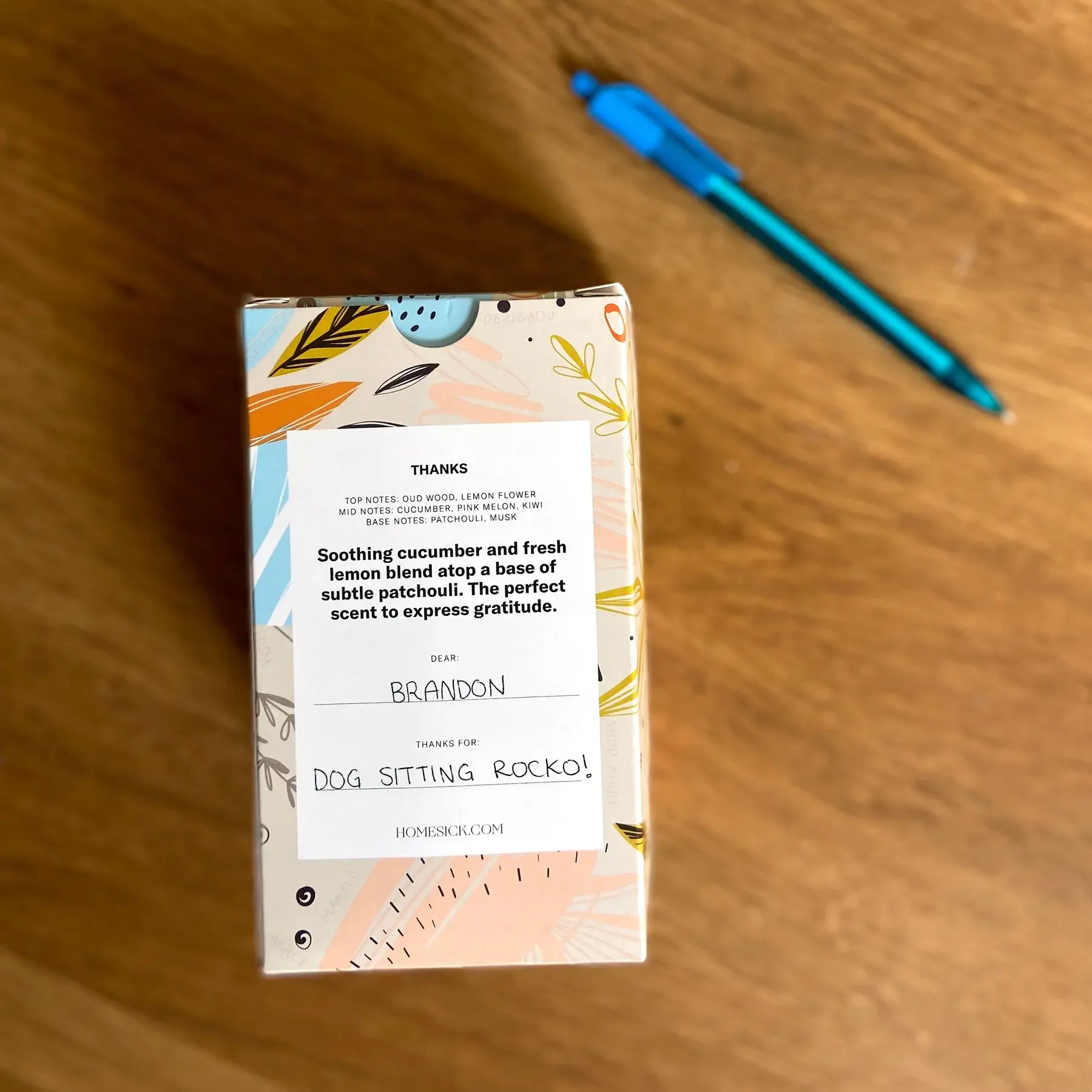 Homesick Candles - Wholesale Jar/Filled Candle - Thanks Candle1