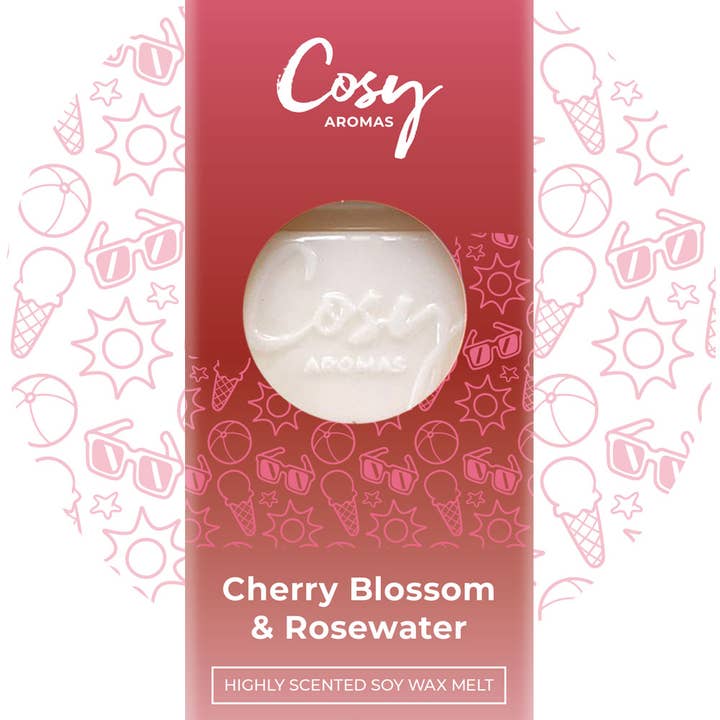 Cosy Aromas – wholesale Doftvax – Körsbärsblom och rosenvattenvaxsmält