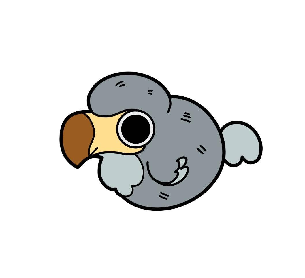 Rextooth Studios - Wholesale Magnet - Dodo Bird Wood Magnet0