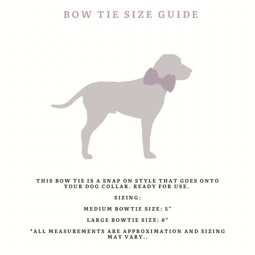 GIGI’S USA - Wholesale Pet Bow Tie - Dog - Prima Heartfelt Jumbo Bowtie