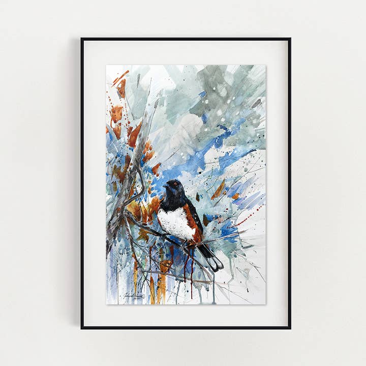 Eastern Towhee for wholesale by Joshua D. Smith Artist