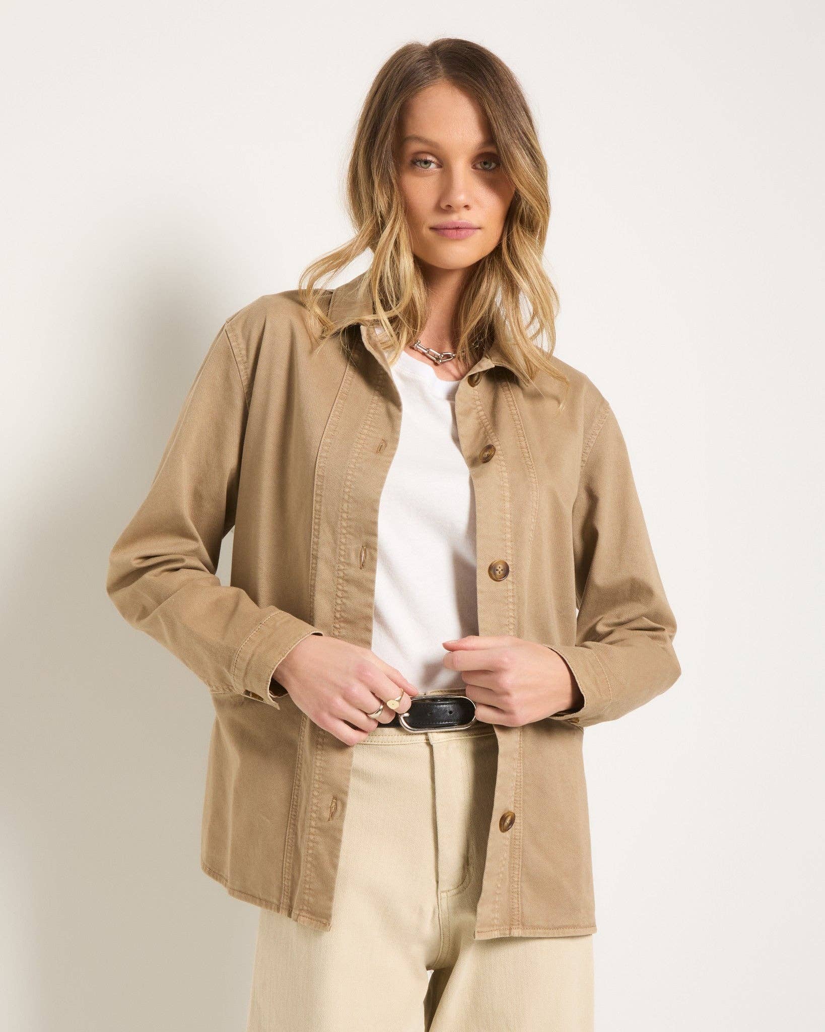 Seventy Eight and Sunny (SEAS) - Wholesale Jacket - Women's - Pierside Twill Chore Jacket9