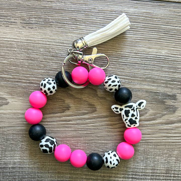 JILLIAN INK LLC - Wholesale Keychain - Women's - Cow Head Silicone Keychain2