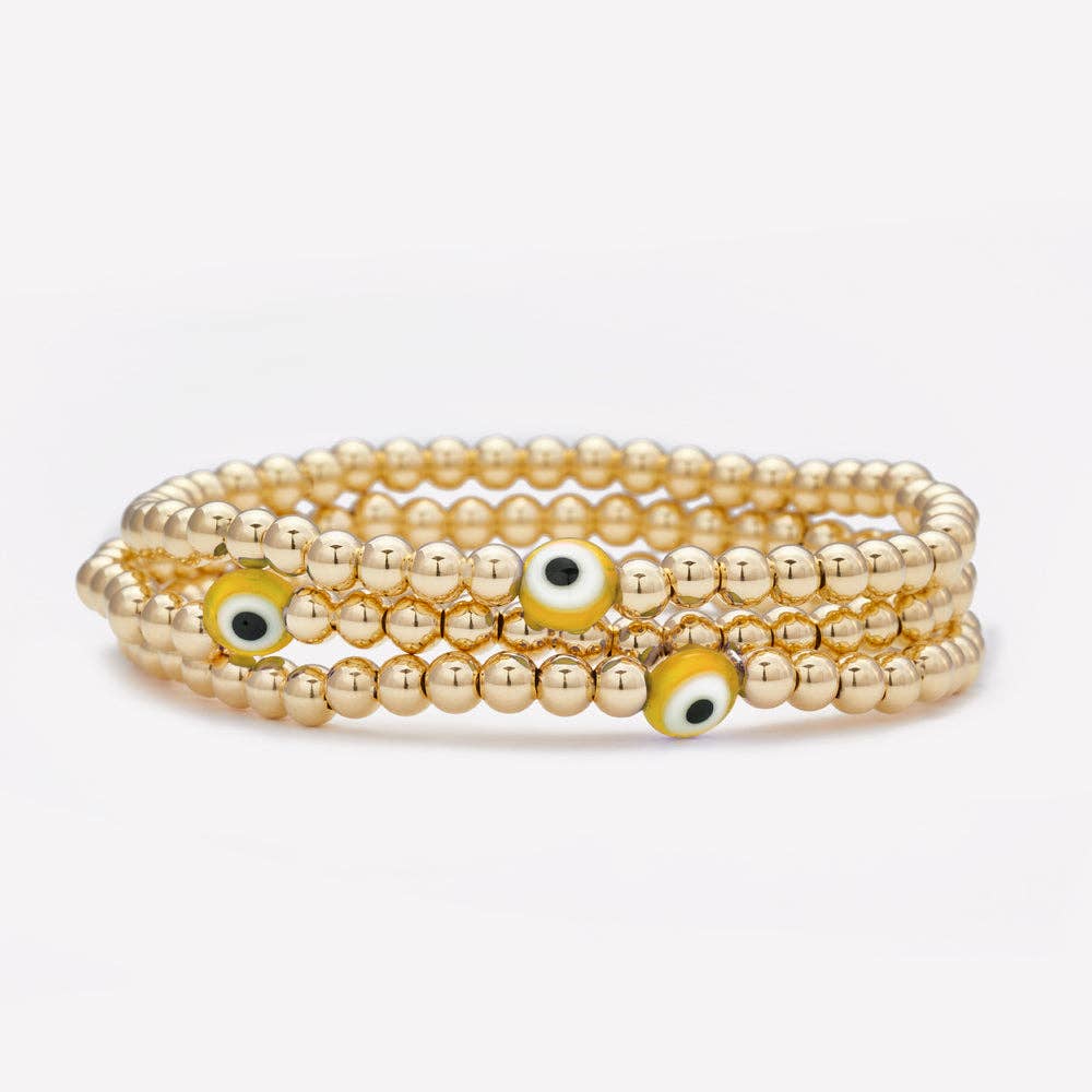 22 Jewelry - Wholesale Beaded Bracelet - ATHENA BRACELET 4MM10