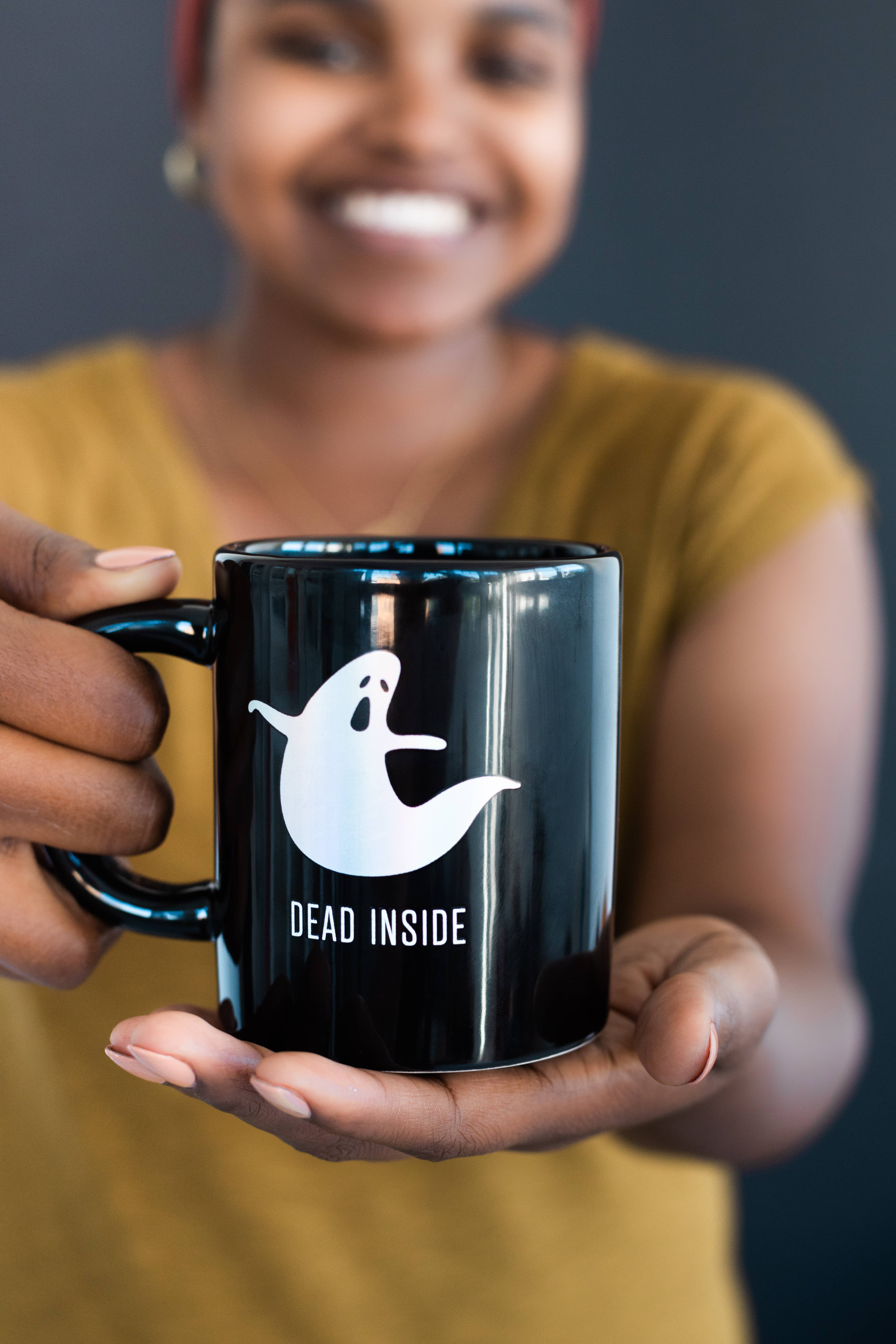 Pearhead - Wholesale Coffee Mug - Dead Inside Halloween Mug4