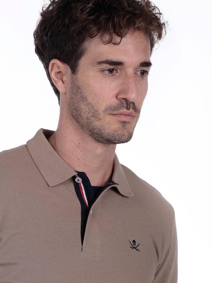 The Time of Bocha - Wholesale Polo - Men's - Men's Basic Polo The Time Of Bocha QI1PPOLO-SAND2