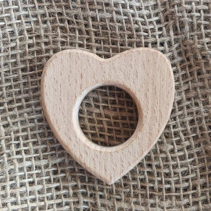 Brombie - Wholesale Teether (Not Clip-On) - Baby - Faux leather clip with wood teether & matching attachment1