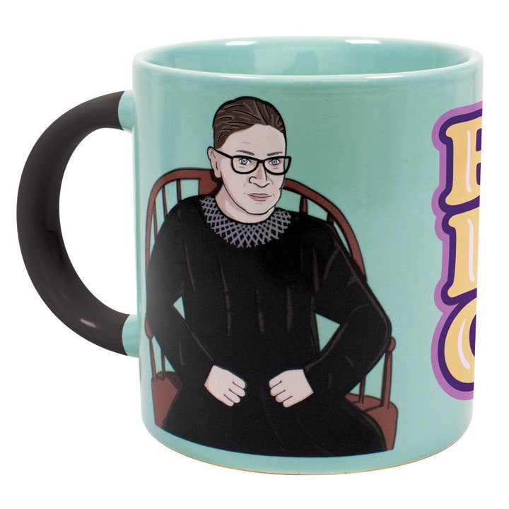 Unemployed Philosophers Guild - Wholesale Coffee Mug - Ruth Bader Ginsburg Heat-Changing Coffee Mug