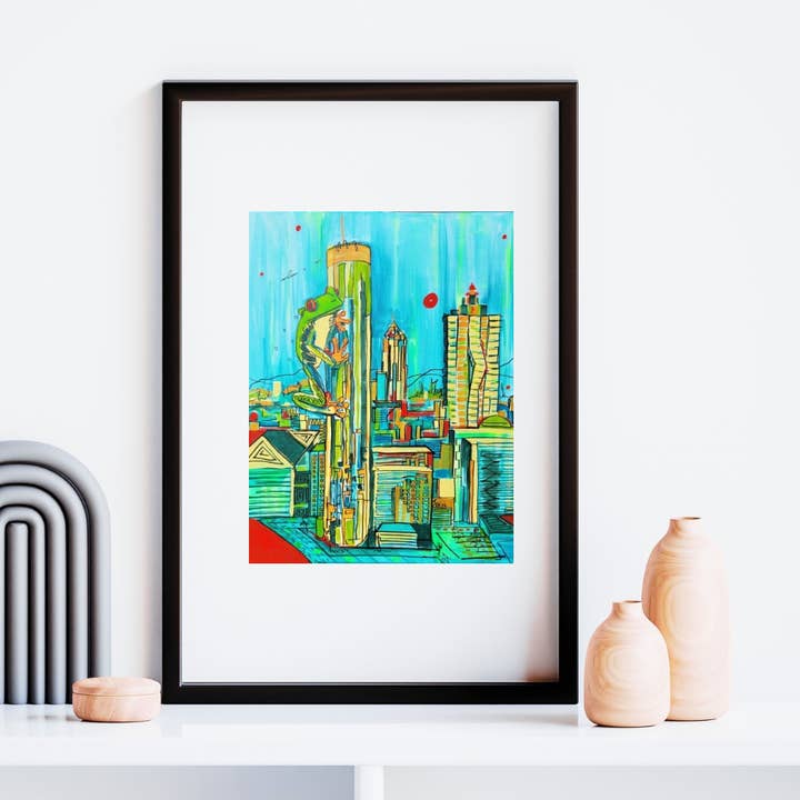 Impression d'art encadrée 30303 pour la vente par Jazzymade