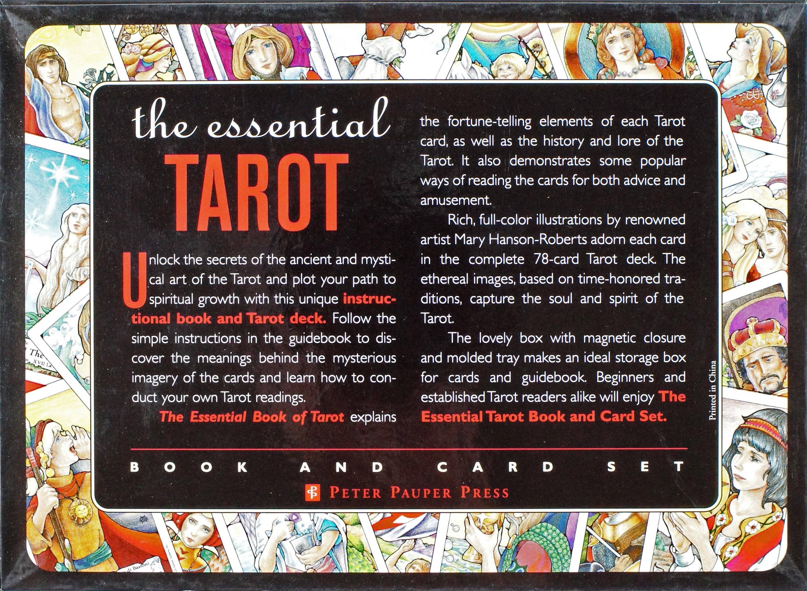 Peter Pauper Press - Vente Carte de tarot/oracles - Ensemble Livre et Cartes de Tarot Essentiel6
