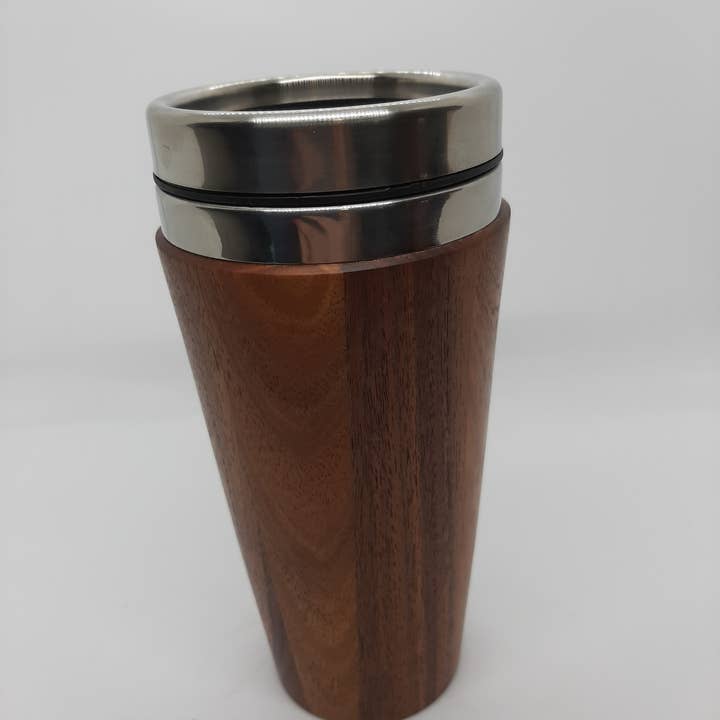 Lyons Woodturning - Wholesale Insulated Mug/Tumbler - Timber Travel Mug (10oz or 16oz)4