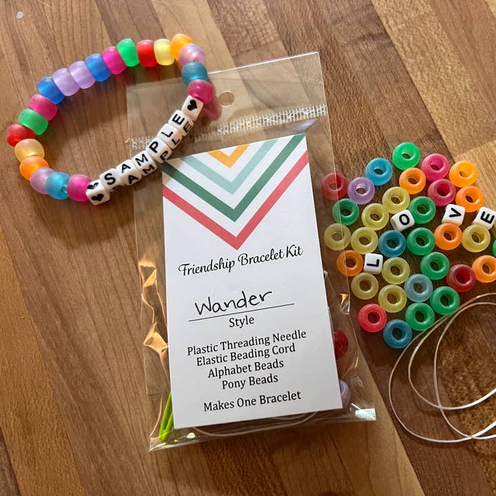 Kit Pulseira Friendship Beaded - Wander - Make Your Own Kit por atacado de Scribble & Scroll
