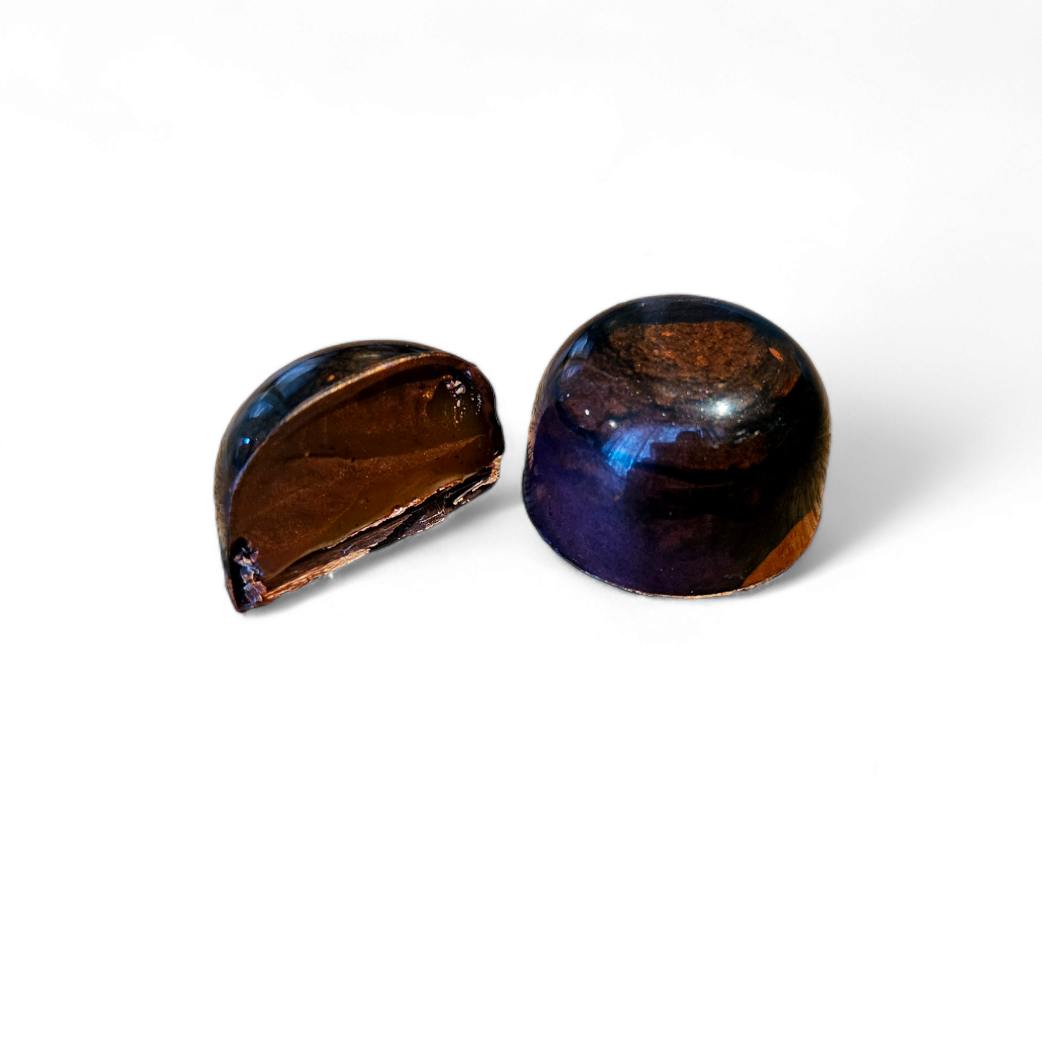 J. Patrice Chocolate Studio - Wholesale Chocolate - Coconut Cardamom Caramel - Bulk BonBons 12 piece Tray 7