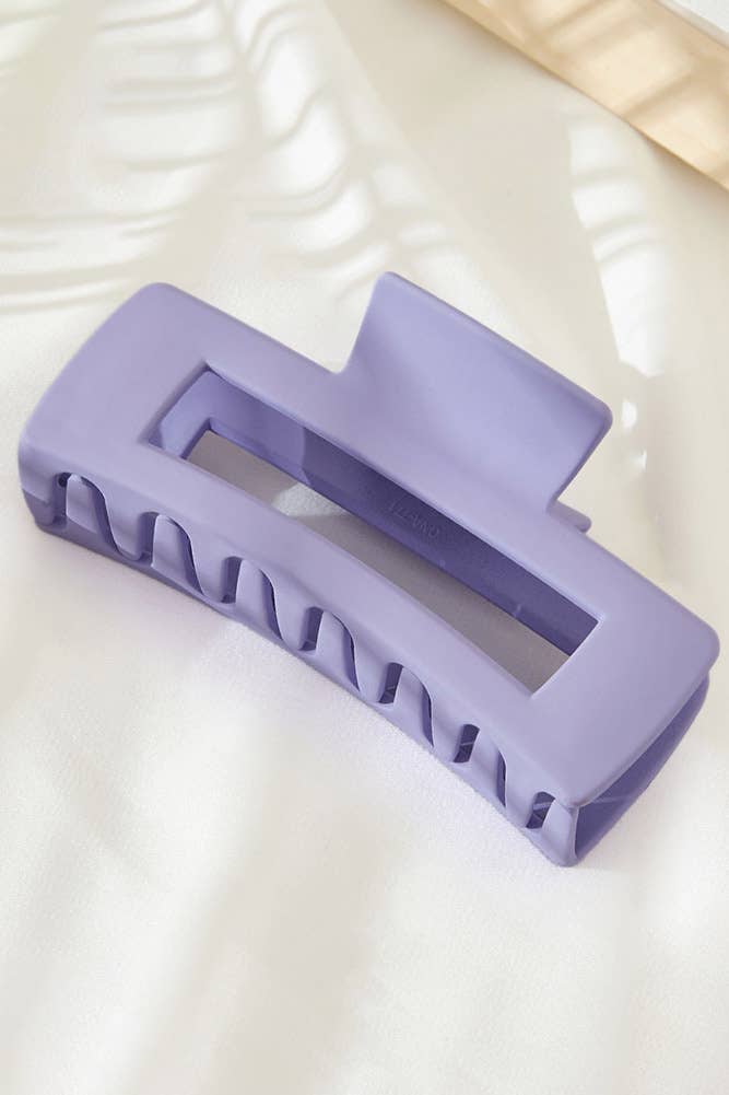 Hana - Wholesale Hair Clip - Women's - Solid Color Rectangle Shaped Hair Claw5