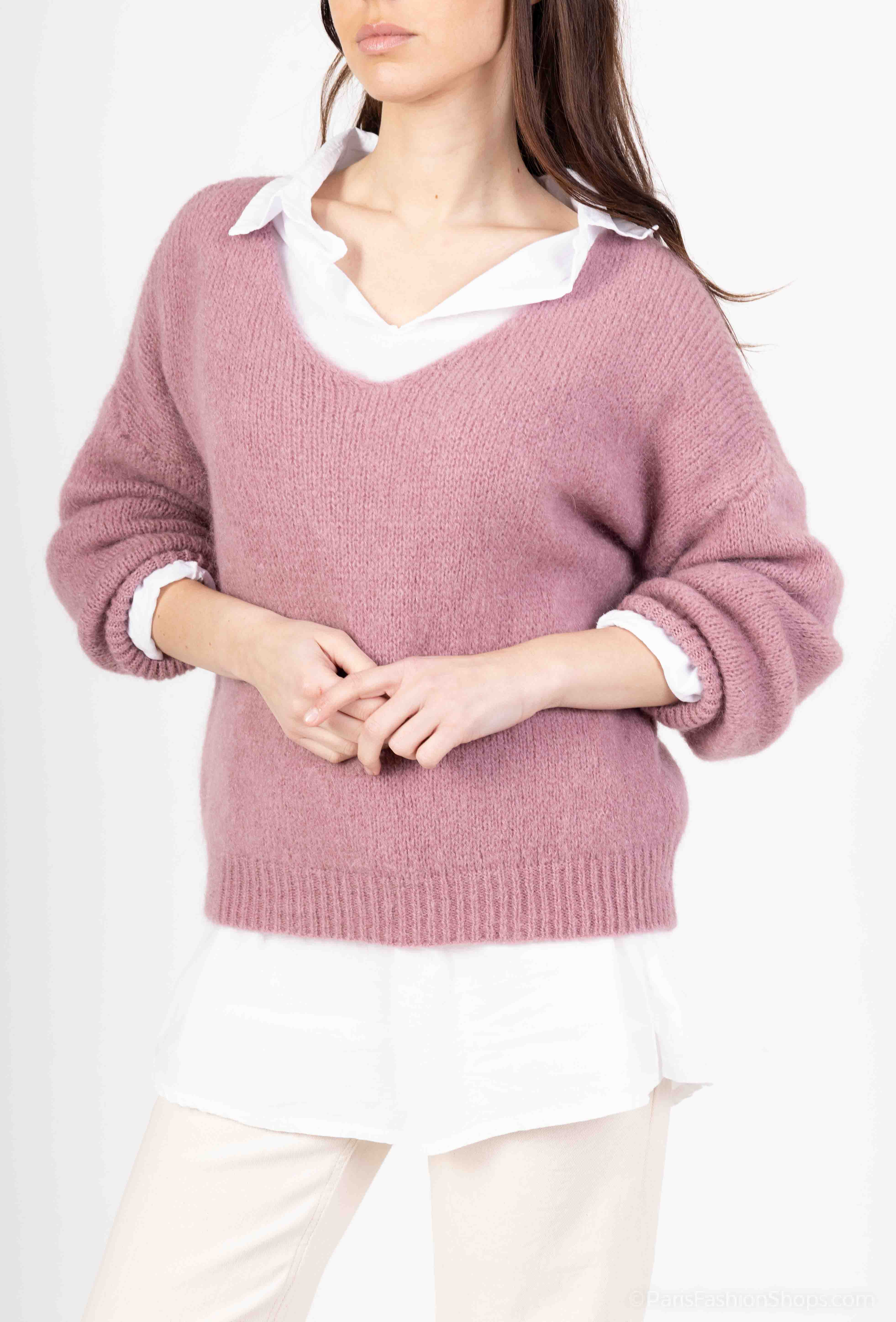 LINEN & COTTON HOUSE – Engroshandel Pullover - Dame – Pullover 6071SPRING SOMMER TØJ DOBBELTE DELE16