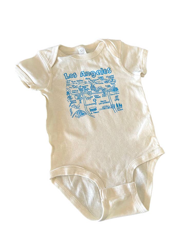 LA tutine per neonati per la vendita all'ingrosso da parte di Tom Lamb Maps