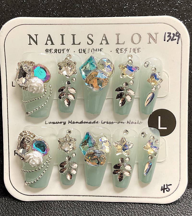 Kids Charm Online - Wholesale Press-On/Fake Nails - WOMEN PRESS ON ACRYLIC NAILS. (HANDMADE)2