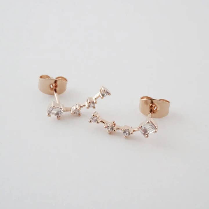Honeycat Jewelry - Wholesale Stud/Post Earrings - Little Dipper Crawler Studs5