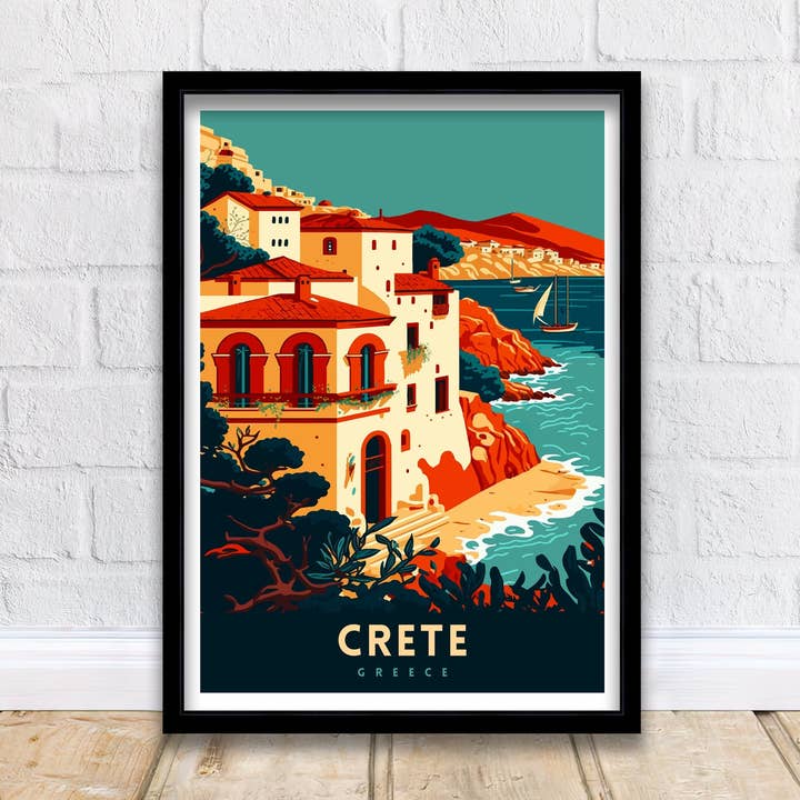 Crete Art Poster and other Purchase wholesale crema 53mm coffee. Free returns & net 60 terms on Faire trending on Faire.