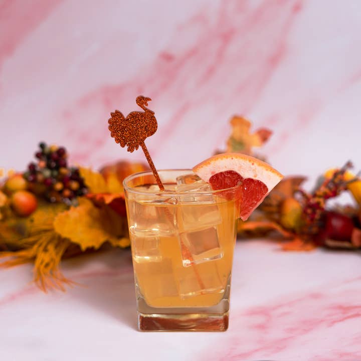 Festive Gal - Wholesale Drink Stirrer - Thanksgiving Acrylic Cocktail Stir Stix4