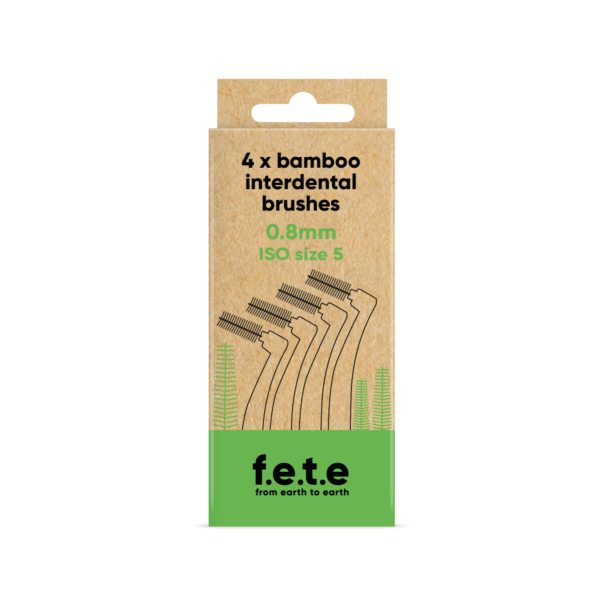 from earth to earth - Vente Brosses à dents - f.e.t.e | Brosse interdentaire, avec fil torsadé5