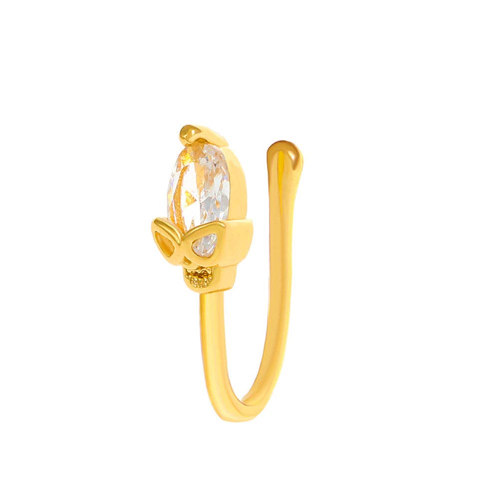 SALINA TRADING INC - Wholesale Neusring - U-vorm Ster Hart Kroon Niet-piercing Neusring18