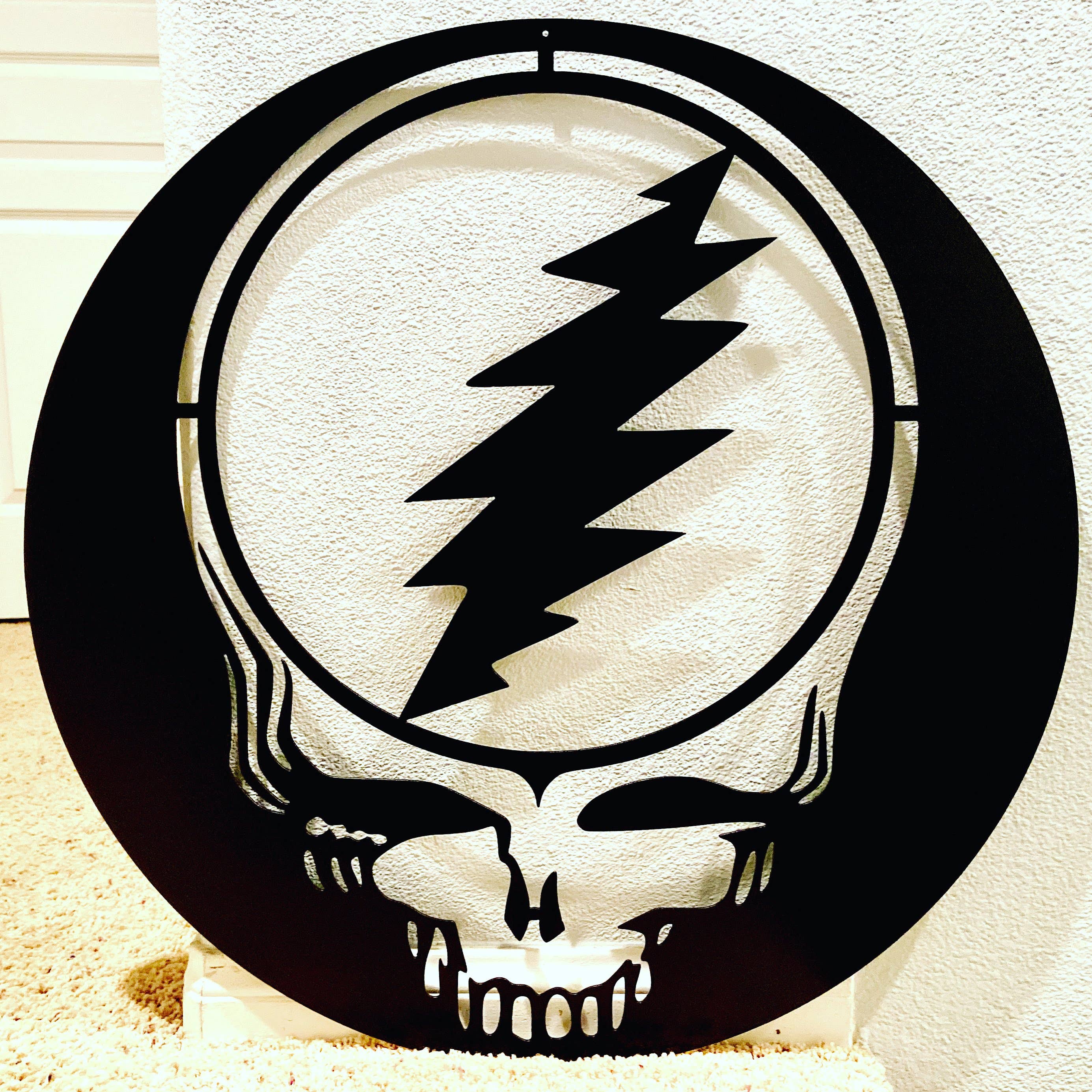 Sarah’s Metal - Wholesale Wall Accent - Grateful Dead Metal Stealie2