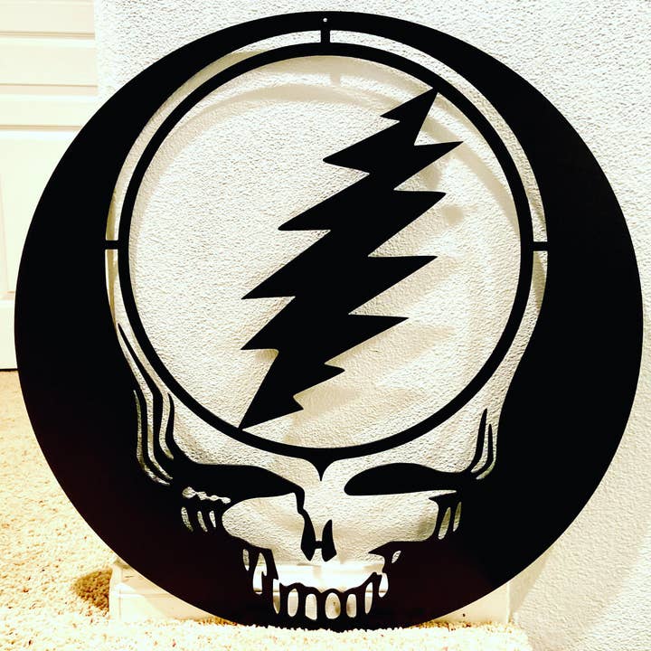 Sarah’s Metal - Wholesale Wall Accent - Grateful Dead Metal Stealie2