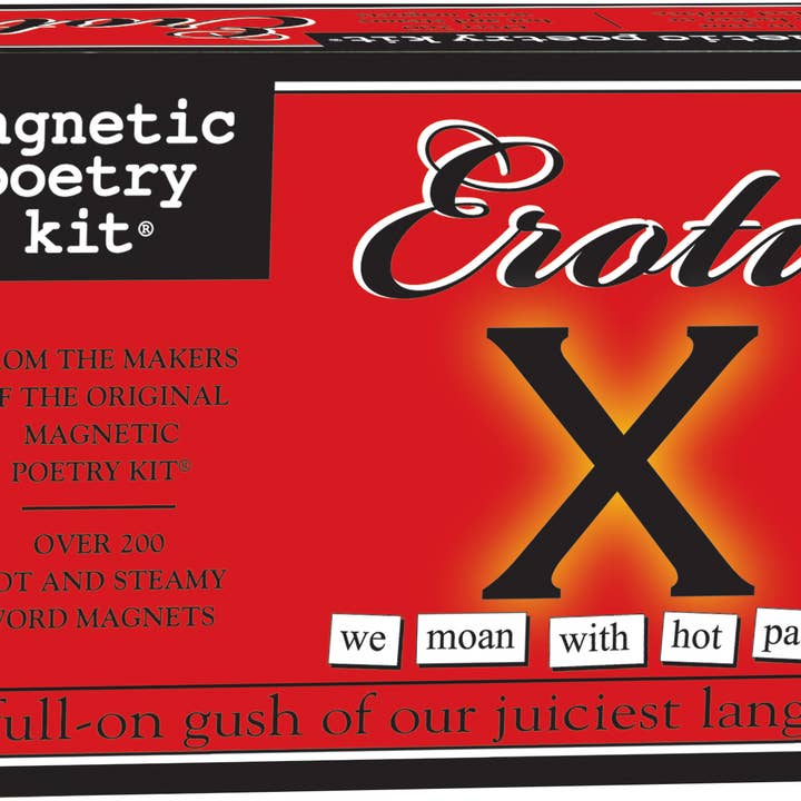 Erotic Magnetic Poetry Kit for wholesale by Magnetic Poetry
