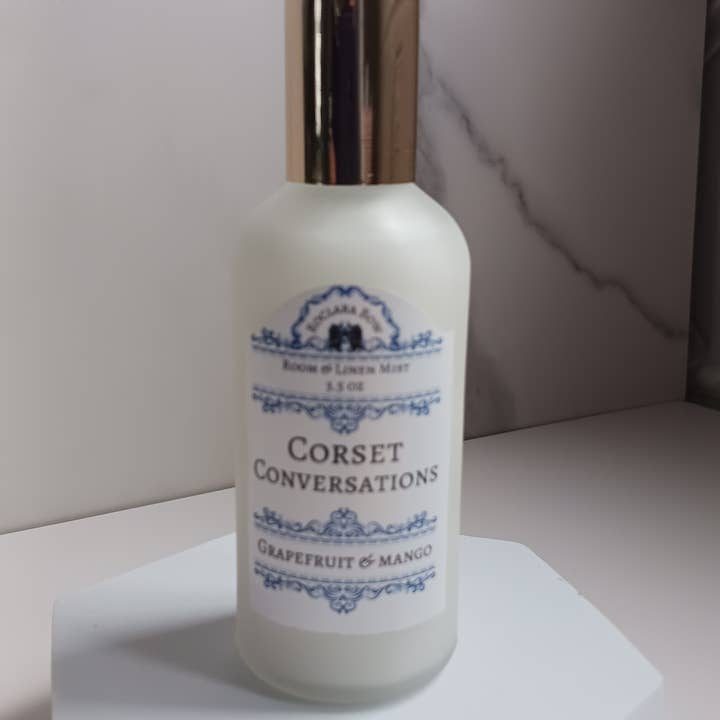 Corset Conversations Room and Linen Mist for wholesale by Roclara Bow
