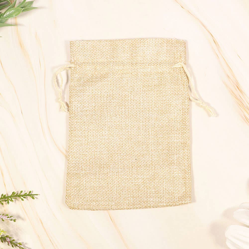 Natures Artifacts Inc - Wholesale Gift Bag - Jute Gem Bags - Large (Pack of 12)1