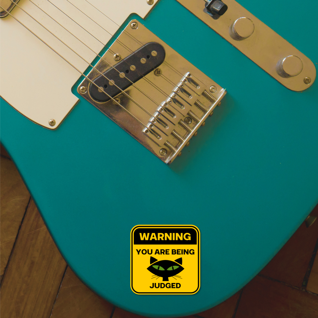 Card To Believe - Wholesale Sticker - Warning: You're Being Judged Cat Sticker2