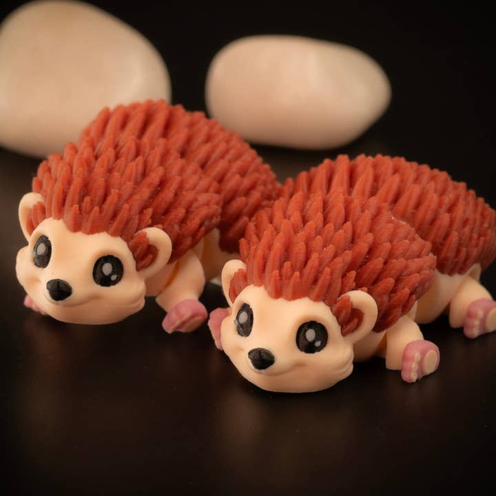 Great American Designs - Wholesale Fidget Toy - Kids - Hedgehog 3D Printed Articulated Fidget Toy