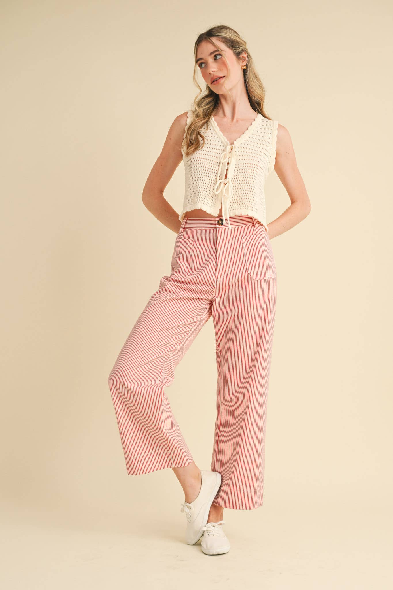 &MERCI – wholesale Tröjväst – Dam – TIE FRONT TRÖJVÄST MSW1087223