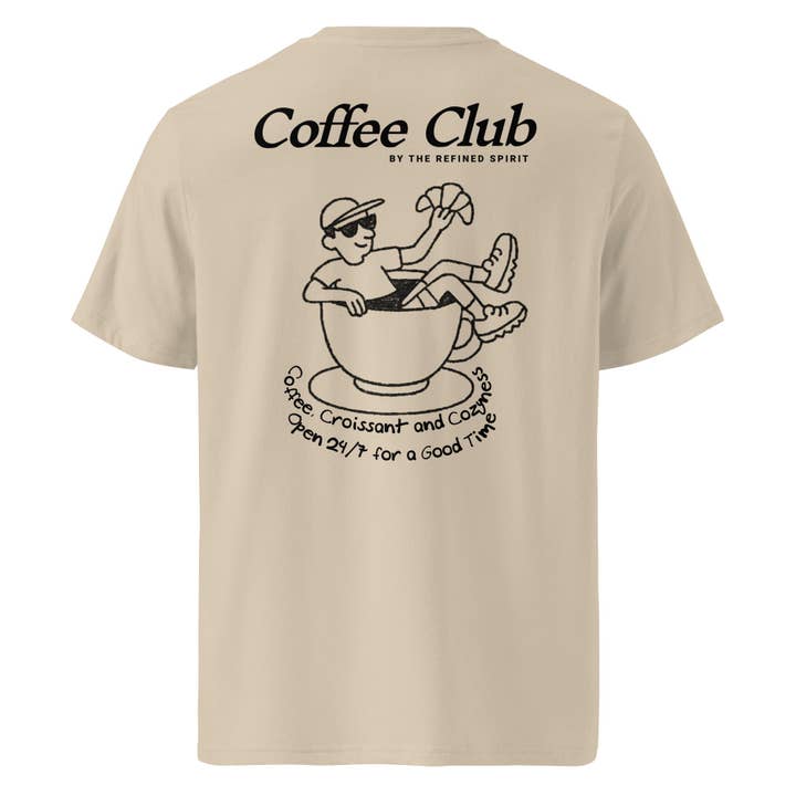 Kaffeklubben - Ekologisk T-shirt för wholesale av The Refined Spirit