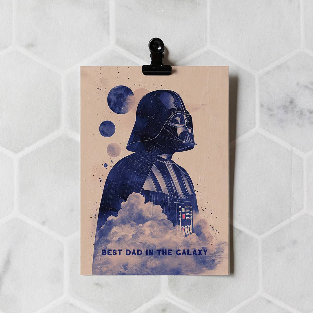 Botanopia - gifts , decor and cards for plant lovers – wholesale Farsdagskort – Bästa pappa i galaxen | Fars dag-kort3