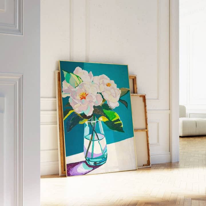 Julia Ockert - Wholesale Art Print - White Peonies Art Print9