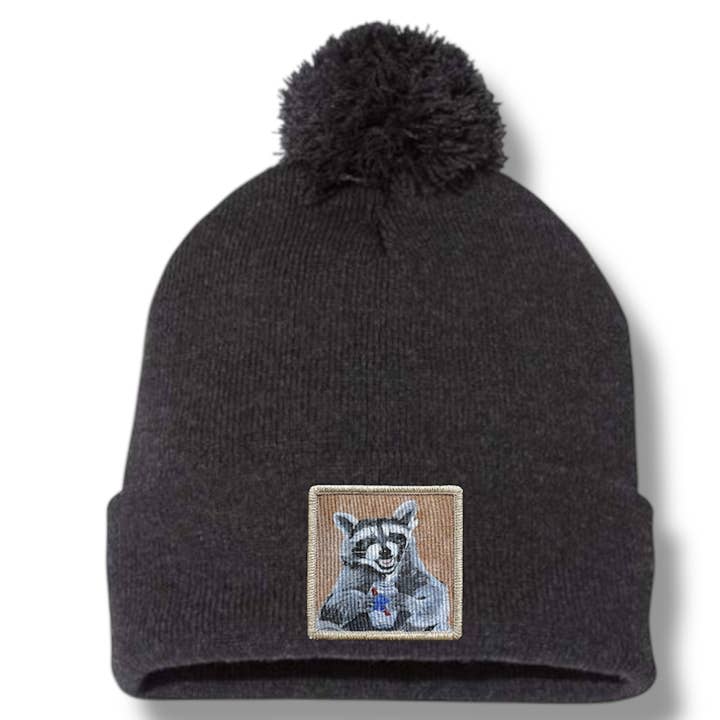 Pom Pom Beanie Choose your patch for wholesale by FLYN