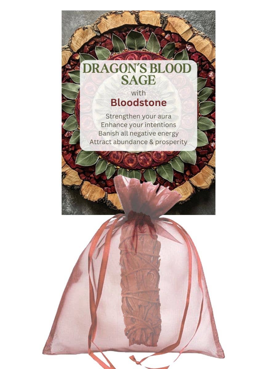 Serenity + Sol - Wholesale Sage Bundle - Sage & Smudge Carded / Dragon's Blood0