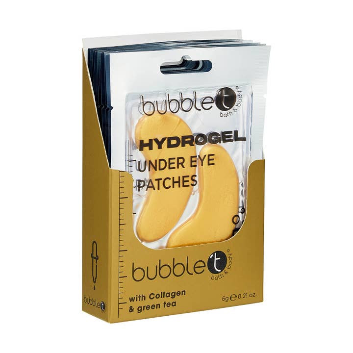 Bubble T Cosmetics - Wholesale Eye Treatment Mask - Hydrogel Under Eye Patches - Collagen & Green Tea