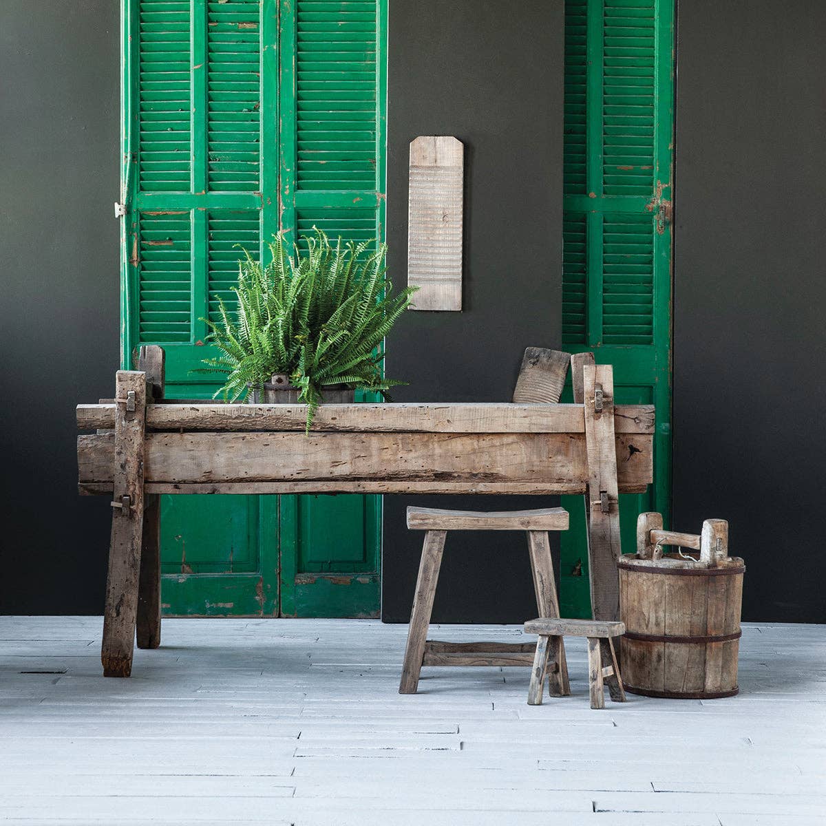 Blue Ocean Traders - Wholesale Stool - Primitive Stool3