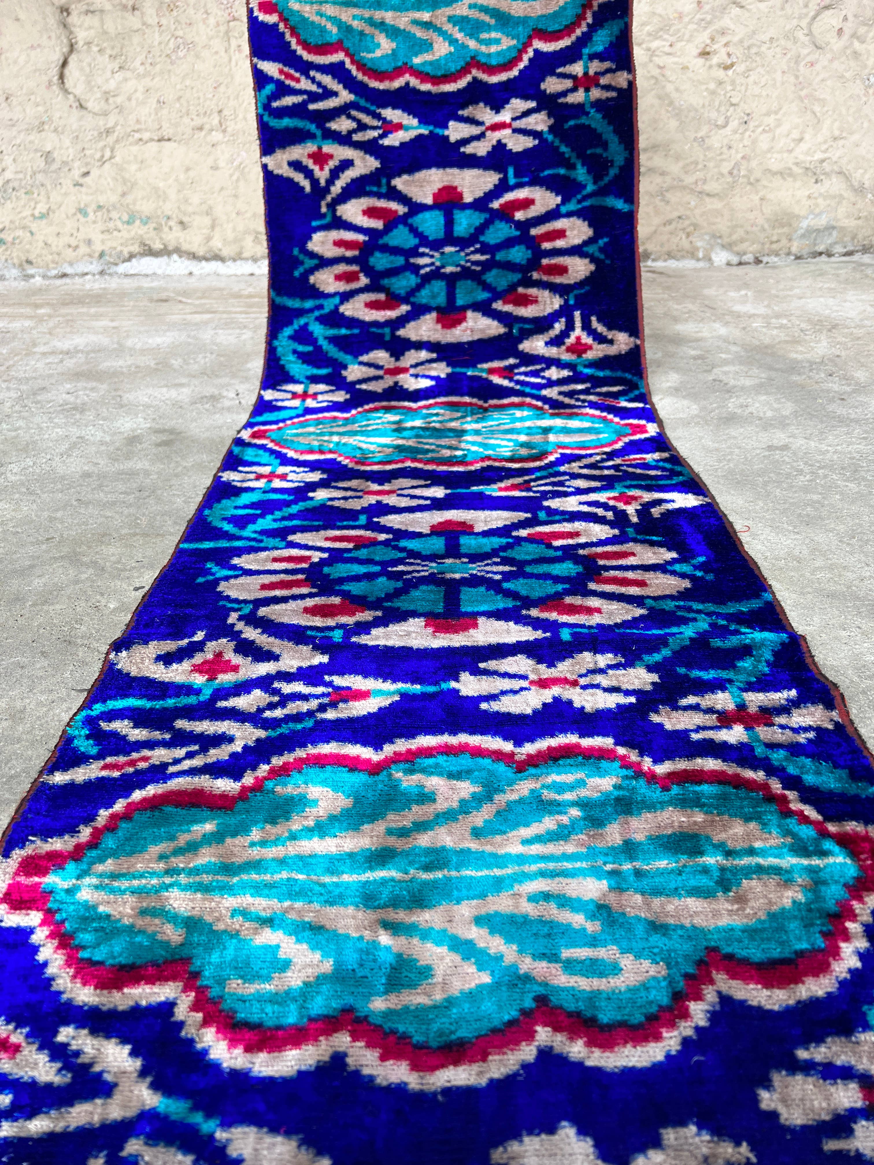 Ikat Atelier - Wholesale Fabric - ikat fabric, silk velvet fabric, uzbekistan handwoven fabric2