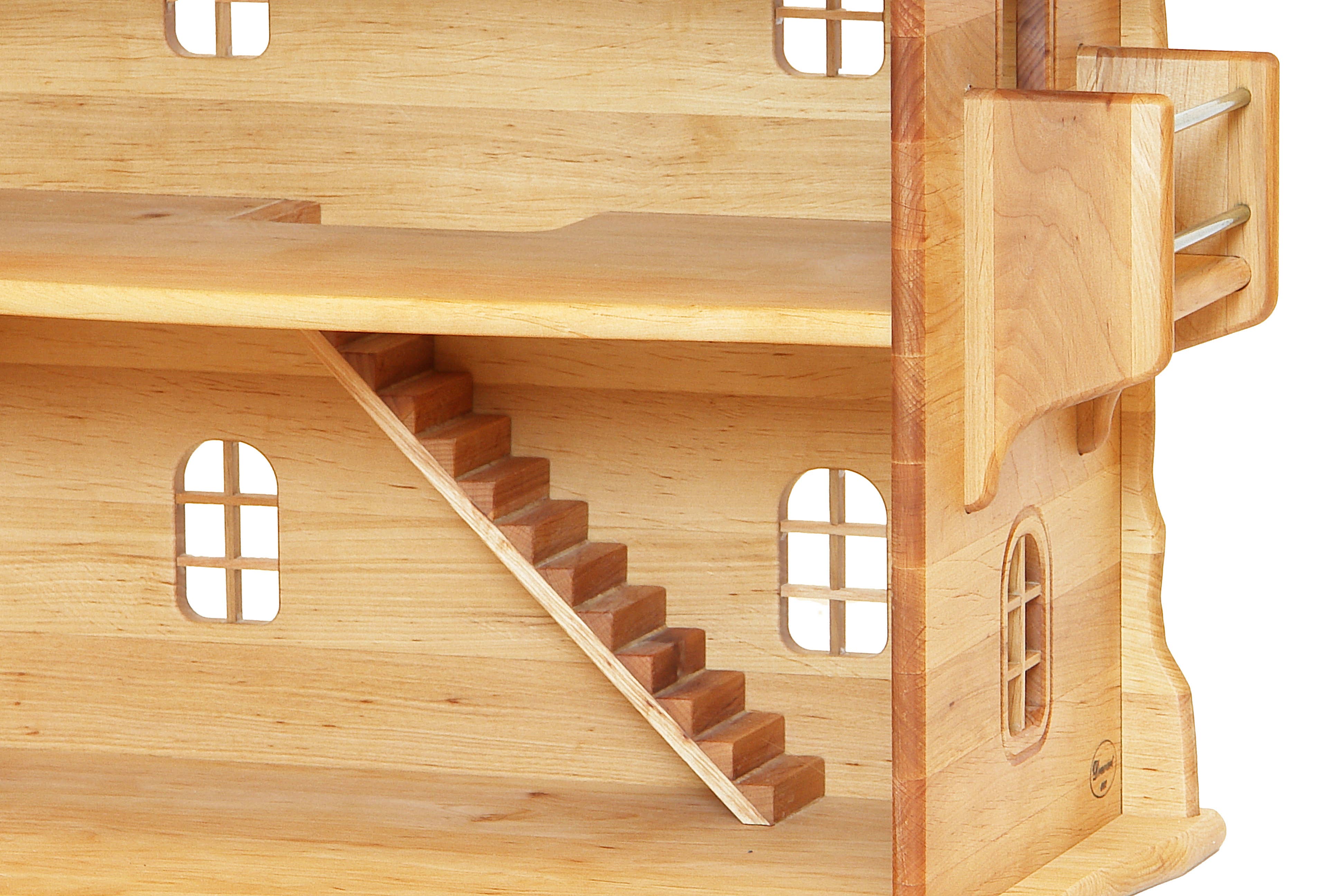 Little Poland Gallery – wholesale Tillbehörskit för docka - Barn – DrewArt dockhus i naturligt trä7