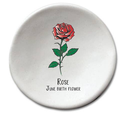 August Ceramics - Wholesale Jewelry Dish - 3.5" Ceramic Birth Month assortment with Tabletop Display7