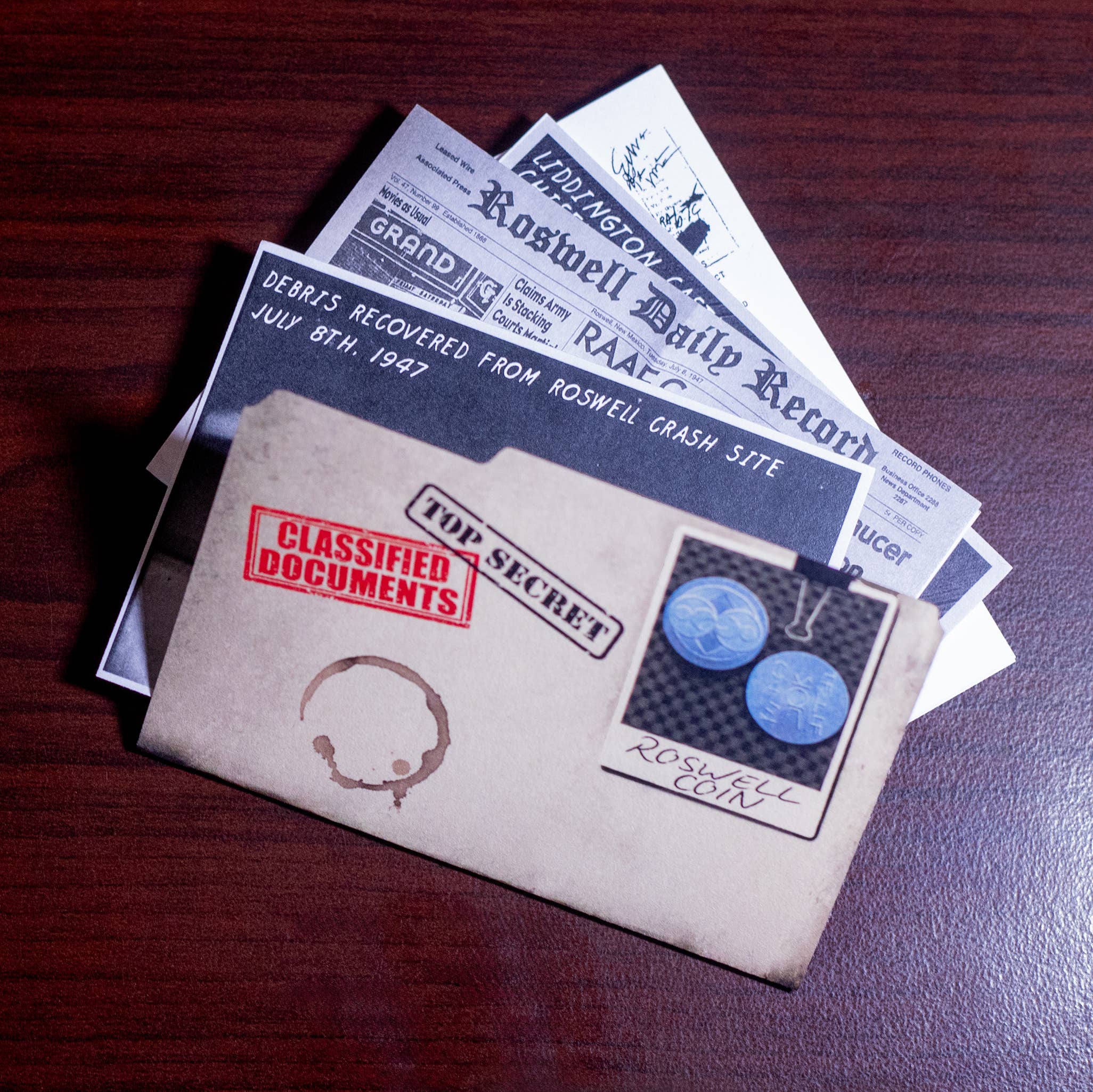 Shire Post Mint - Wholesale Keepsake Coin/Token - Blue Roswell Coin5