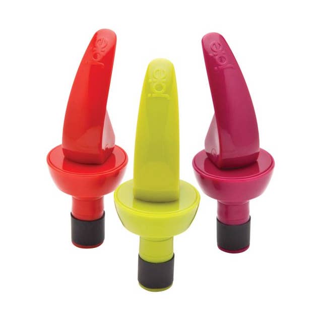 Joie LeakProof Expand & Seal Bottle Topper, Displayer of 48 for wholesale by HIC - Harold Import Co.