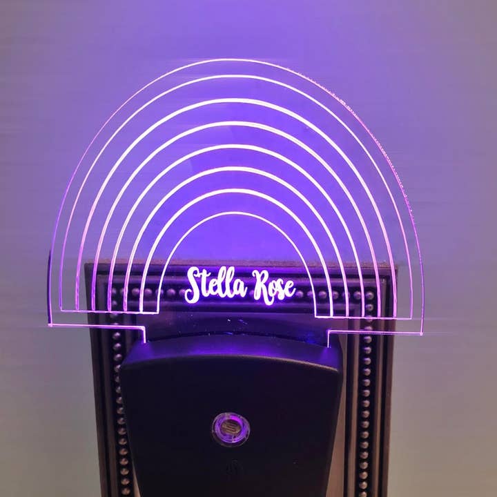 A Cut Above Custom Designs - Wholesale Night light – Child & baby - Rainbow Night Light